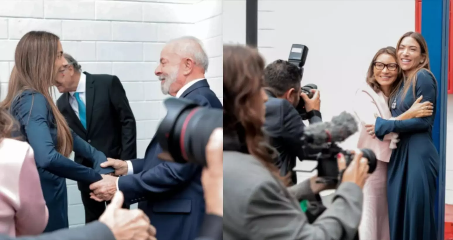 Patrícia Abravanel sofre ataques nas redes após postar fotos com Lula e Janja no SBT