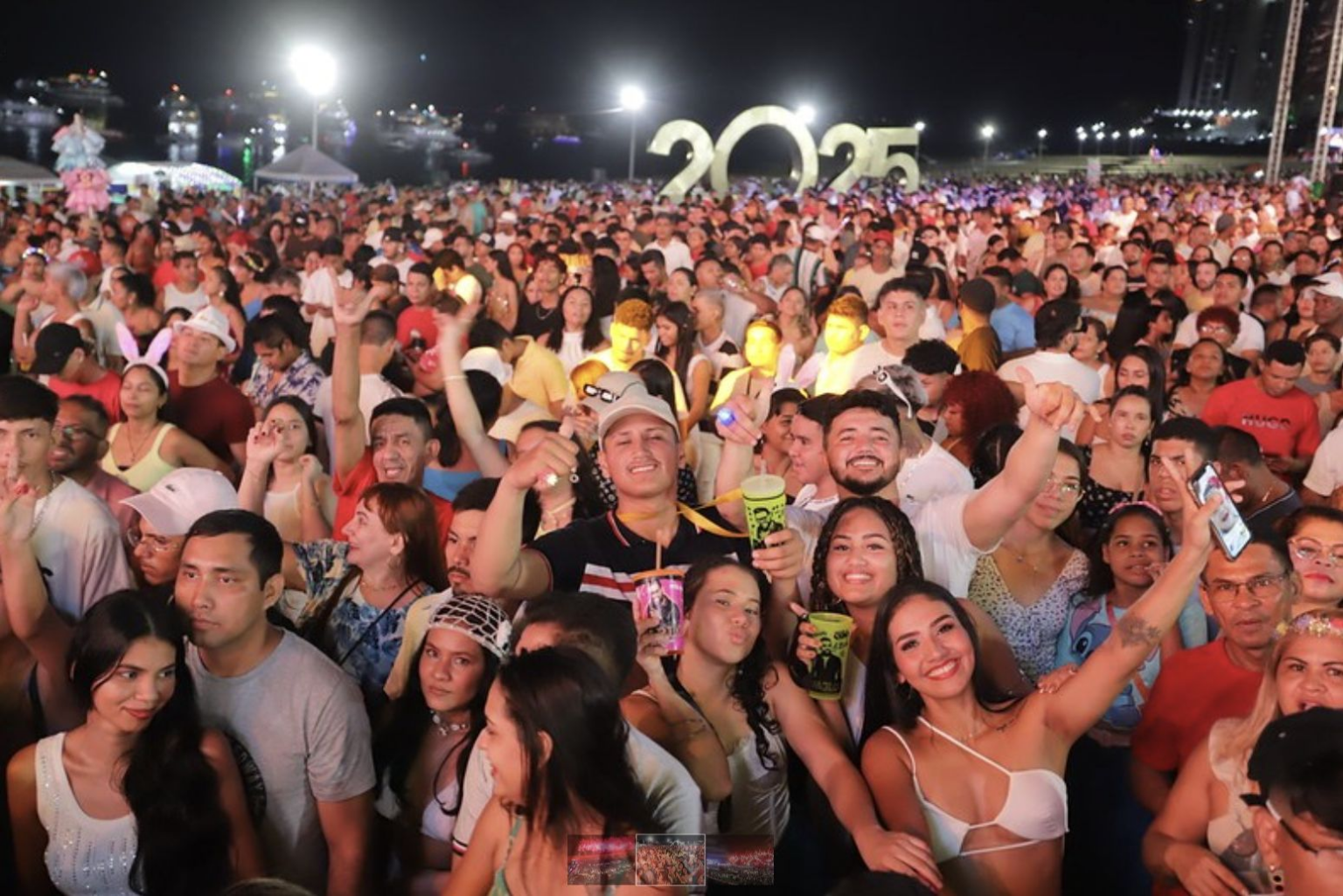 Prefeitura divulga programação oficial do‘Réveillon Manaus 2026’, que começa neste dia 31 com “Réveillon Gospel”, na Ponta Negra