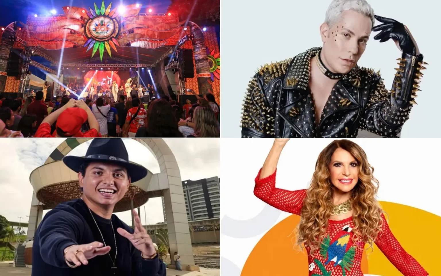 Agenda cultural: Elba Ramalho, Filho do Piseiro e Christian Chávez agitam Manaus