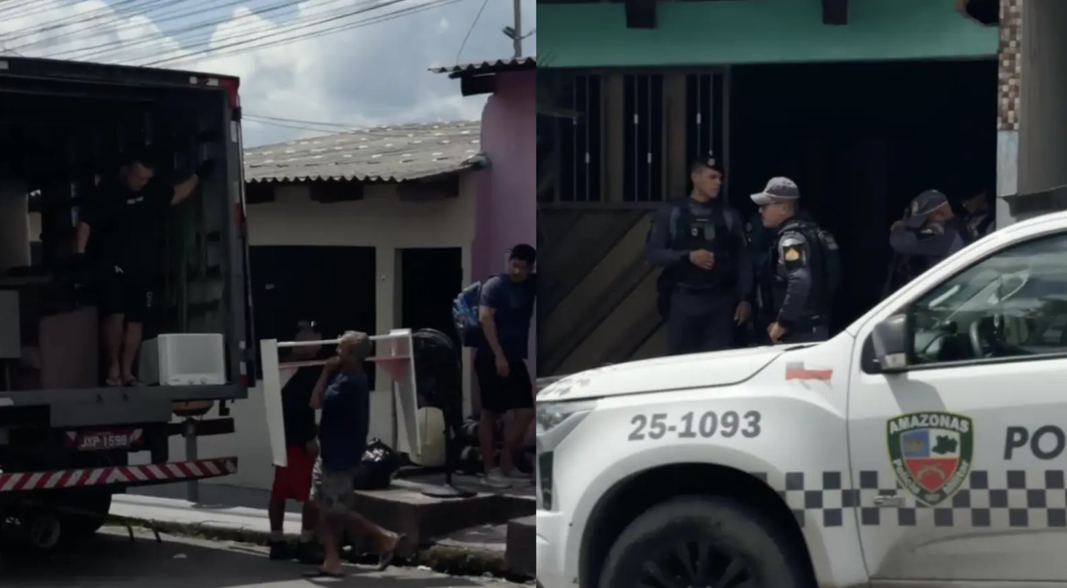 Pânico na Zona Norte: PM vira alvo de facção e monta operação de guerra para conseguir fazer mudança em segurança;