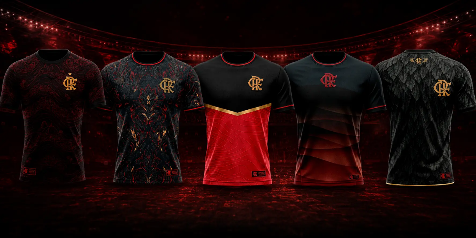 Flamengo escolhe dez finalistas de concurso para nova camisa do clube