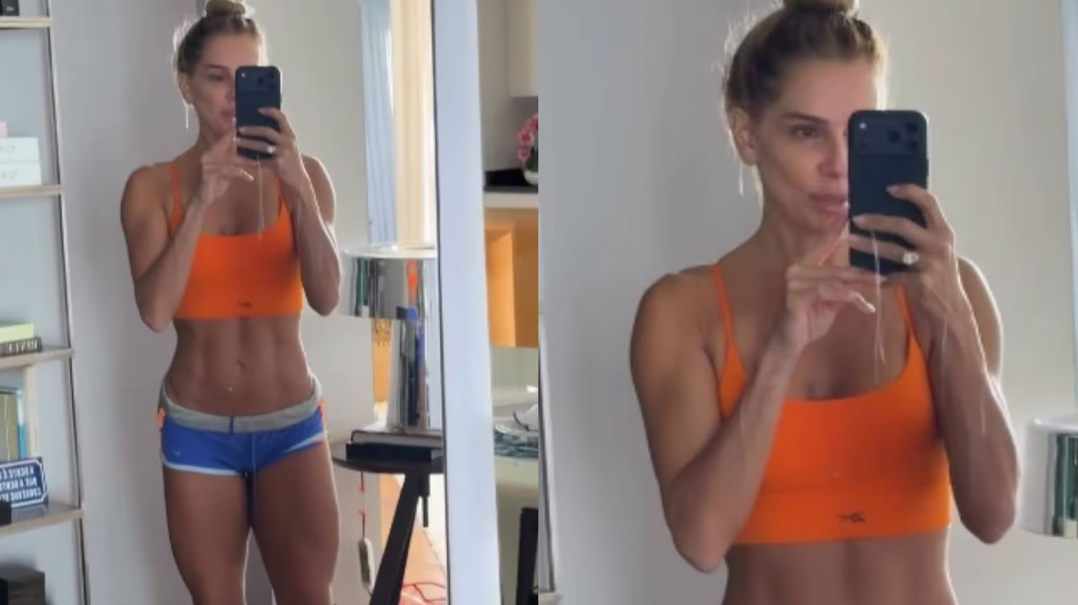 ‘Sarada’ aos 46: Deborah Secco exibe corpão nas redes e garante: ‘Sem filtro’