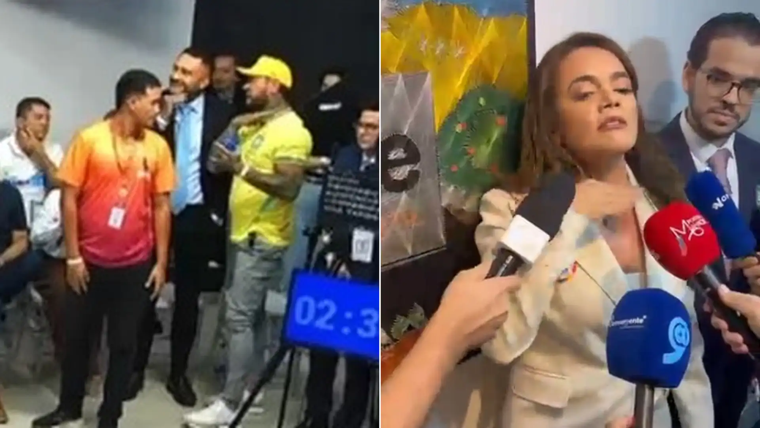 Alessandra Campelo acusa Kidson Maia de fazer “sinal de degola” para ela durante debate